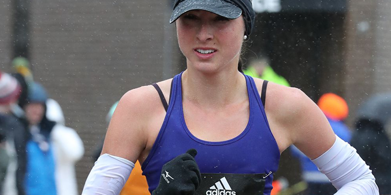 Amateur Sarah Sellers places second in Boston Marathon