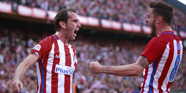Diego Godin in action for Atletico Madrid