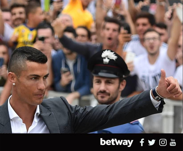 CR7 has completed his £88m move to Turin