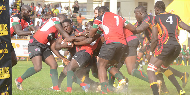 Uganda Rugby Cranes against Kenya