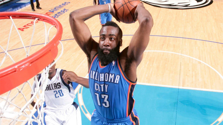 James Harden, Oklahoma City Thunder