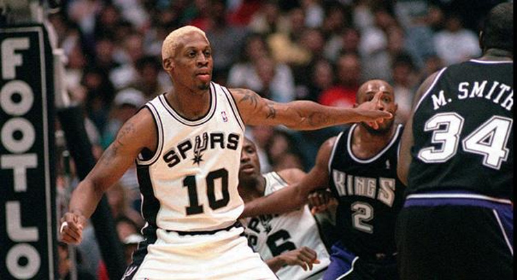 Dennis Rodman, the San Antonio Spurs