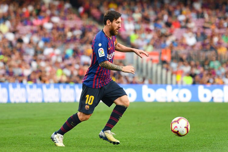 Messi in action