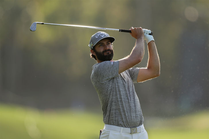 Adam Hadwin in action