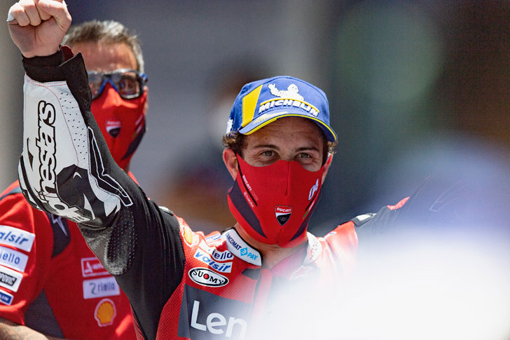 Andrea Dovizioso of Ducati Andrea Dovizioso of Ducati