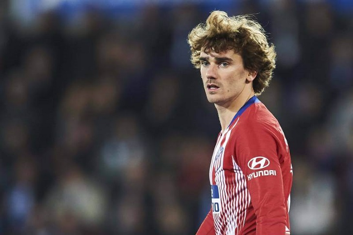 Antoine Griezmann in action for Atletico Madrid
