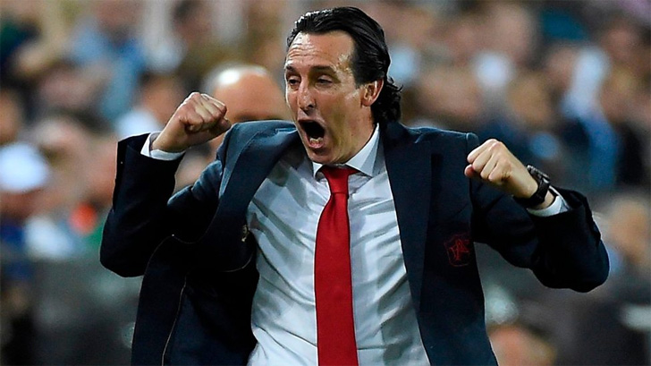 Arsenal manager Unai Emery