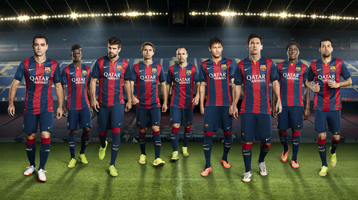 Barcelona Nike kit