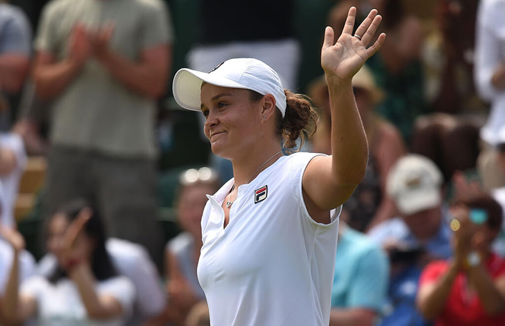 Barty’s best showing at Wimbledon was reaching the third round in 2018.