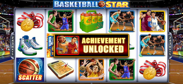 Shoot some hoops with Basketball Star Online Slot!