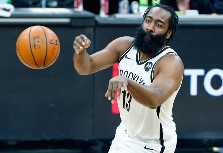 Brooklyn Nets point guard James Harden