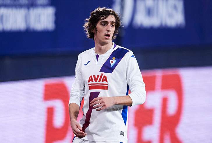 Bryan Gil of Eibar Bryan Gil of Eibar