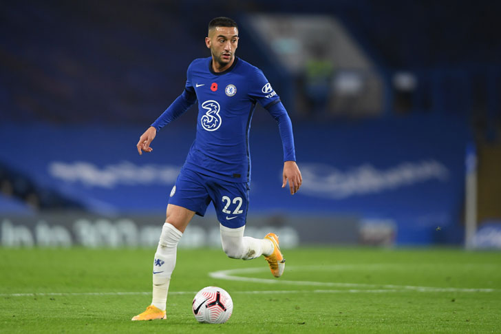 Chelsea midfielder Hakim Ziyech Chelsea midfielder Hakim Ziyech