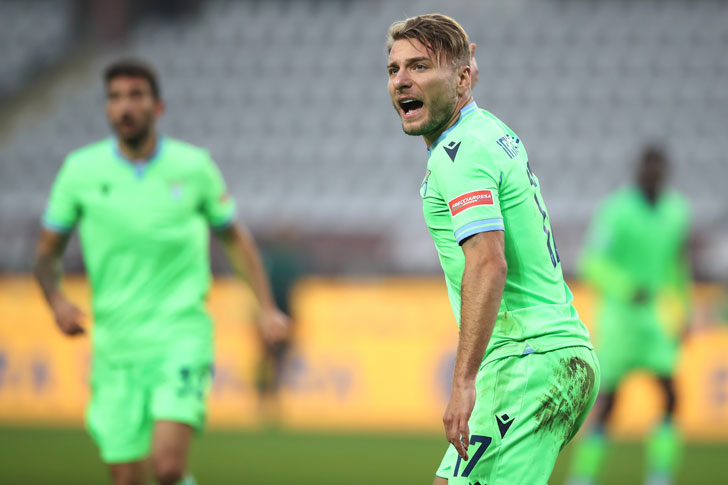 Ciro Immobile of Lazio