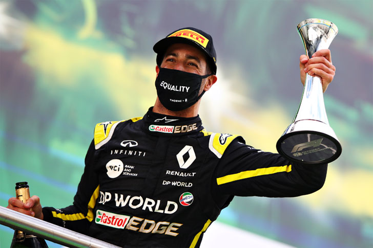 Daniel Ricciardo of Renault