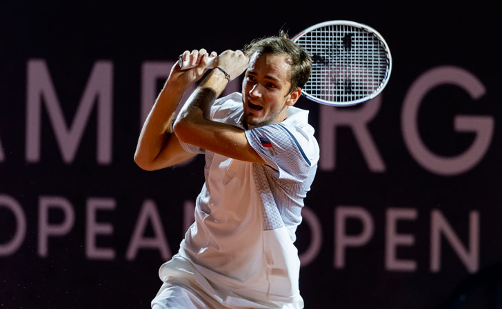 Russian tennis player Daniil Medvedev Russian tennis player Daniil Medvedev