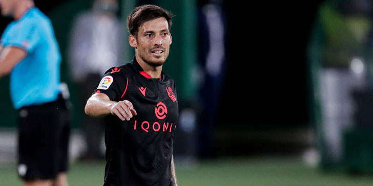 David Silva of Sociedad David Silva of Sociedad