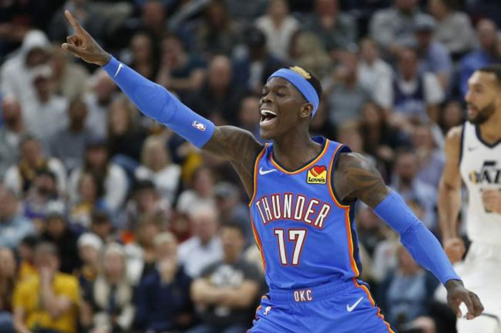 Dennis Schröder of the Oklahoma City Thunder