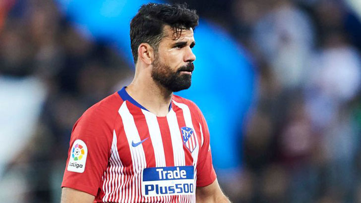 Atletico Madrid forward Diego Costa Atletico Madrid forward Diego Costa