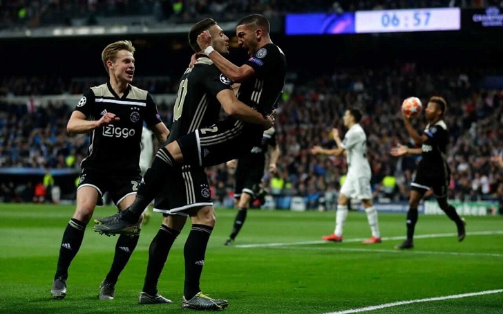 Ajax forward Dusan Tadic. Ajax forward Dusan Tadic.