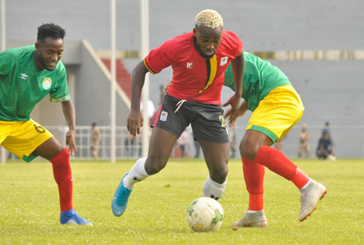 Okwi strikes to hand McKinstry debut Cranes win Okwi strikes to hand McKinstry debut Cranes win