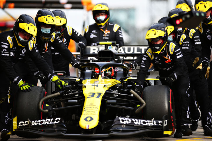 Renault driver Esteban Ocon