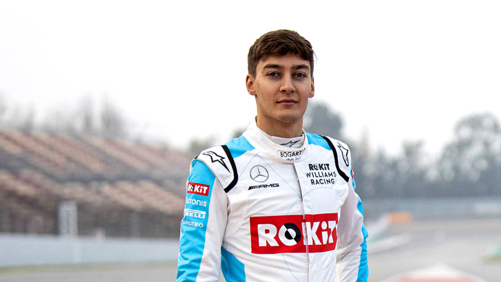 George Russell with Williams George Russell with Williams