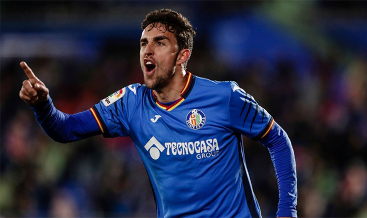 Getafe forward Jaime Mata