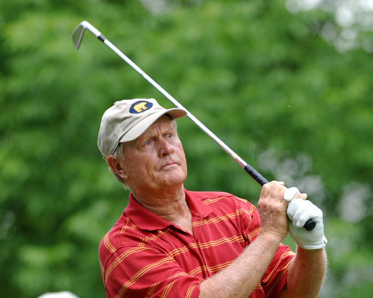 Jack Nicklaus in action Jack Nicklaus in action