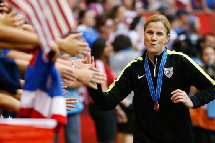Jill Ellis took the USA to World Cup glory in 2015 Jill Ellis took the USA to World Cup glory in 2015