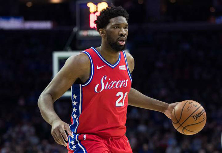 Joel Embiid of the Philadelphia 76ers