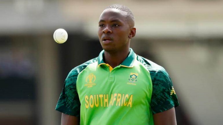 Kagiso Rabada in action for South Africa