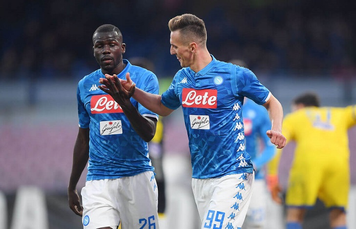 Serie A preview: Kalidou Koulibaly in action for Napoli
