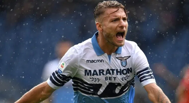Lazio forward Ciro Immobile