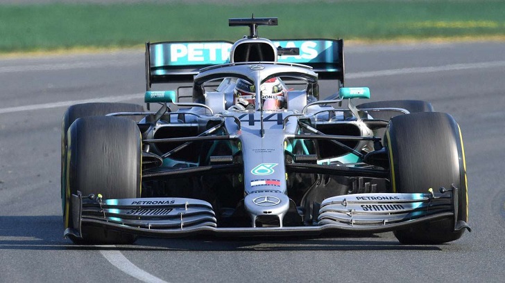 Lewis Hamilton of Mercedes.