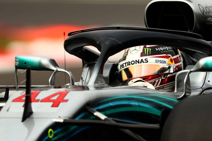 Lewis Hamilton of Mercedes