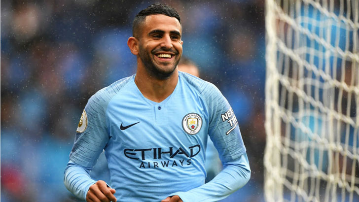 Manchester City forward Riyad Mahrez