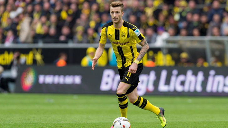 Marco Reus in action for Dortmund