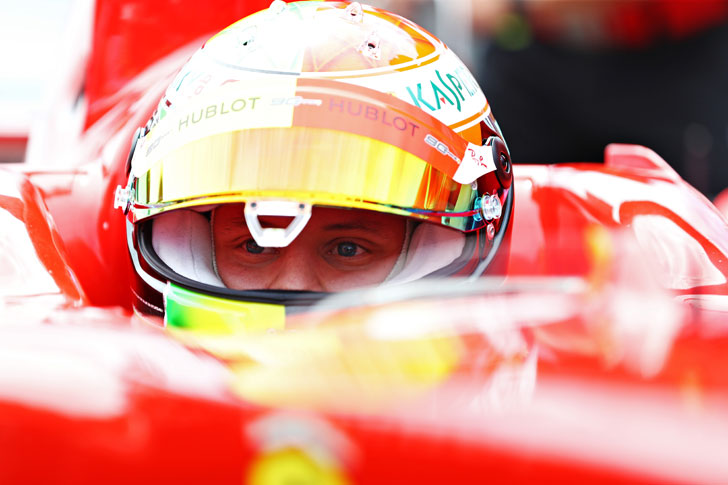 Michael Schumacher of Ferrari