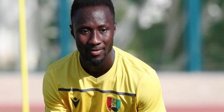 Naby Keita in action for Guinea