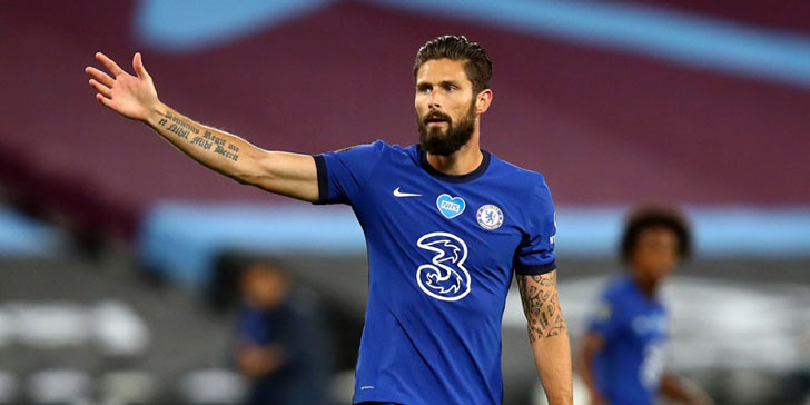 Chelsea forward Olivier Giroud