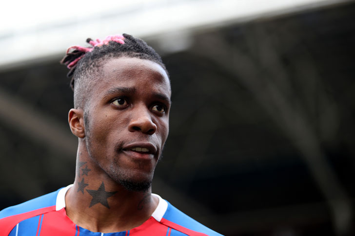 Palace winger Wilfried Zaha