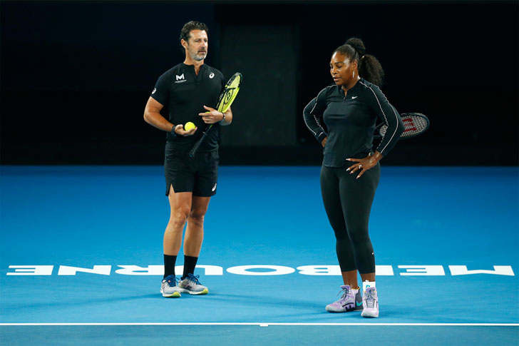 Patrick Mouratoglou with Williams