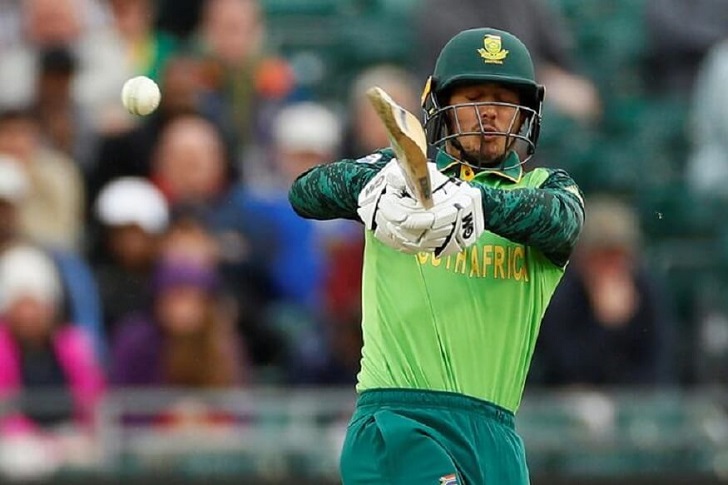 Quinton de Kock in action for South Africa