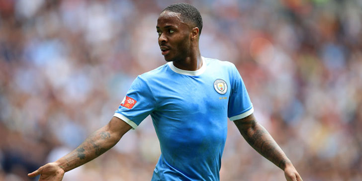 Raheem Sterling of Man City