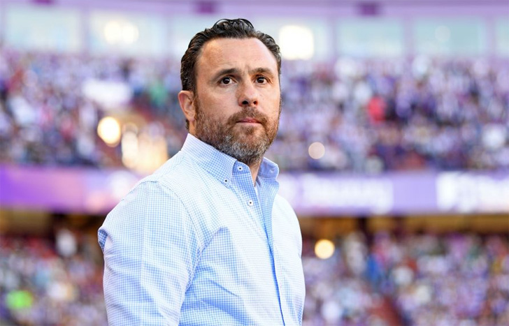 Real Valladolid manager Sergio Gonzalez