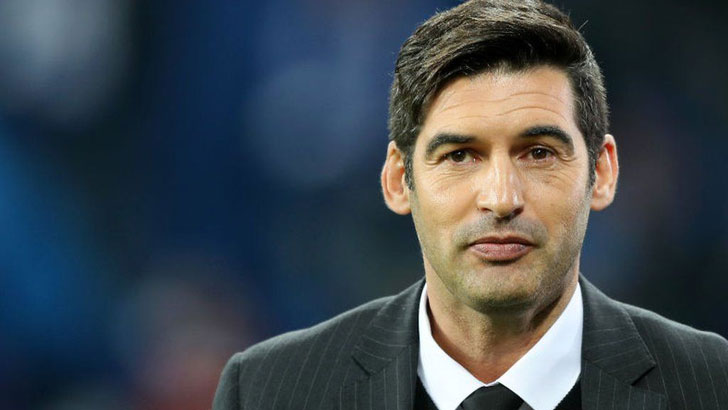 Roma coach Paulo Fonseca