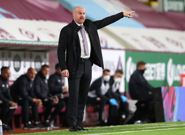 Burnley manager Sean Dyche Burnley manager Sean Dyche