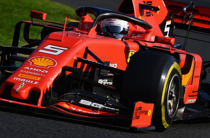Sebastian Vettel of Ferrari Sebastian Vettel of Ferrari