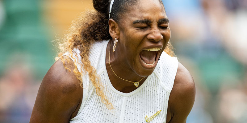 Suggested Photo: Serena Williams in action